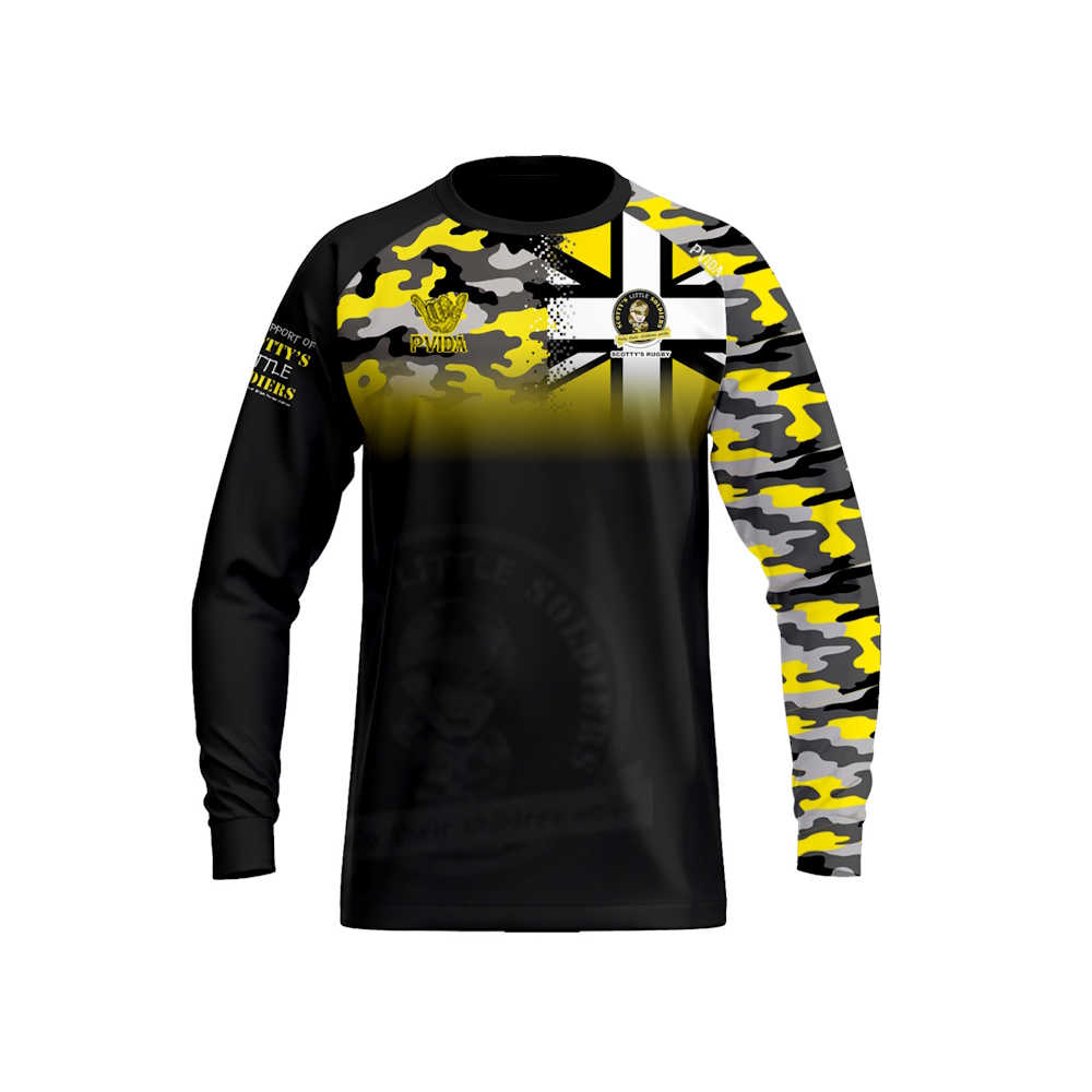 Scotty’s Little Soldiers - Custom Activewear Drill Top - Black