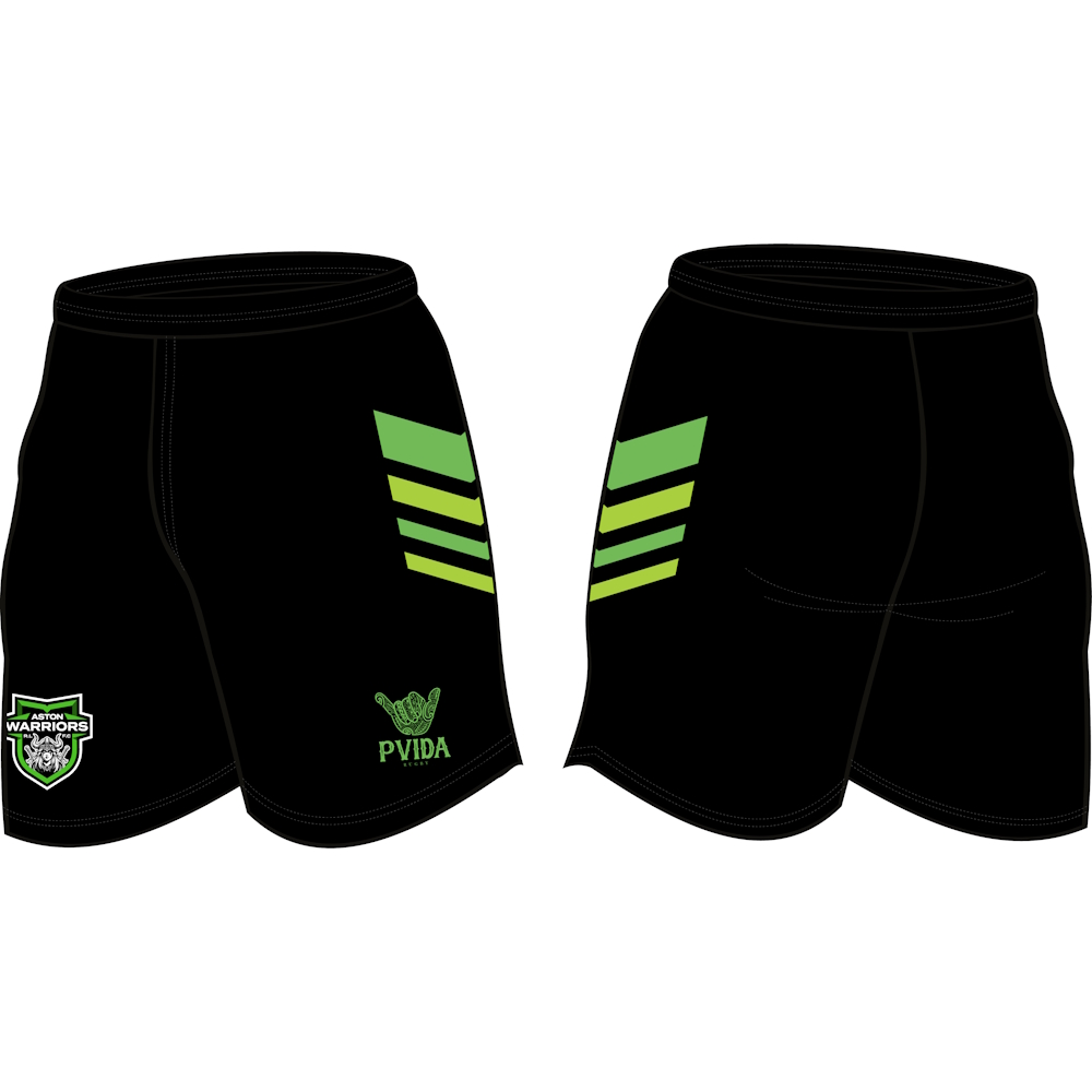Aston Warriors Ladies - Rugby Training Shorts - 4 Way Stretch