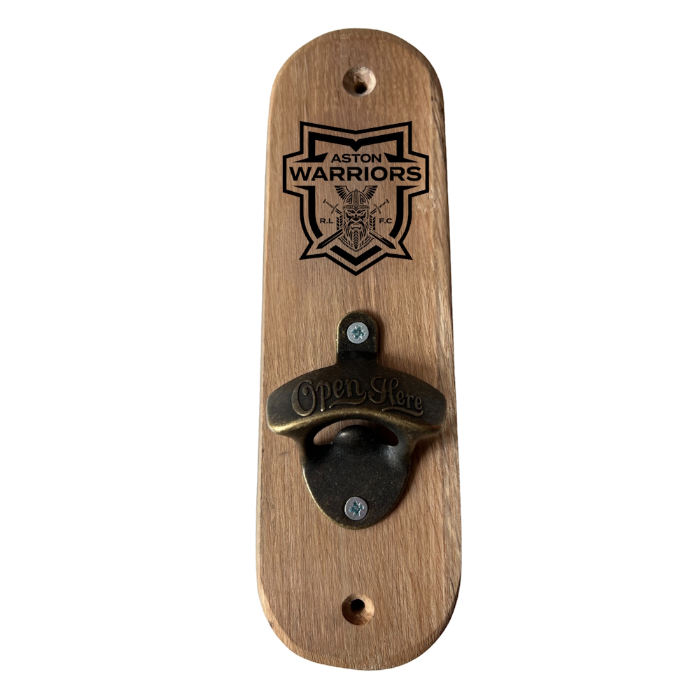 Aston Warriors - Wall Mounted Bottle Opener