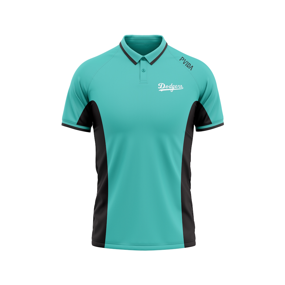 Portsmouth Dodgers - Activewear Polo - Teal & Black