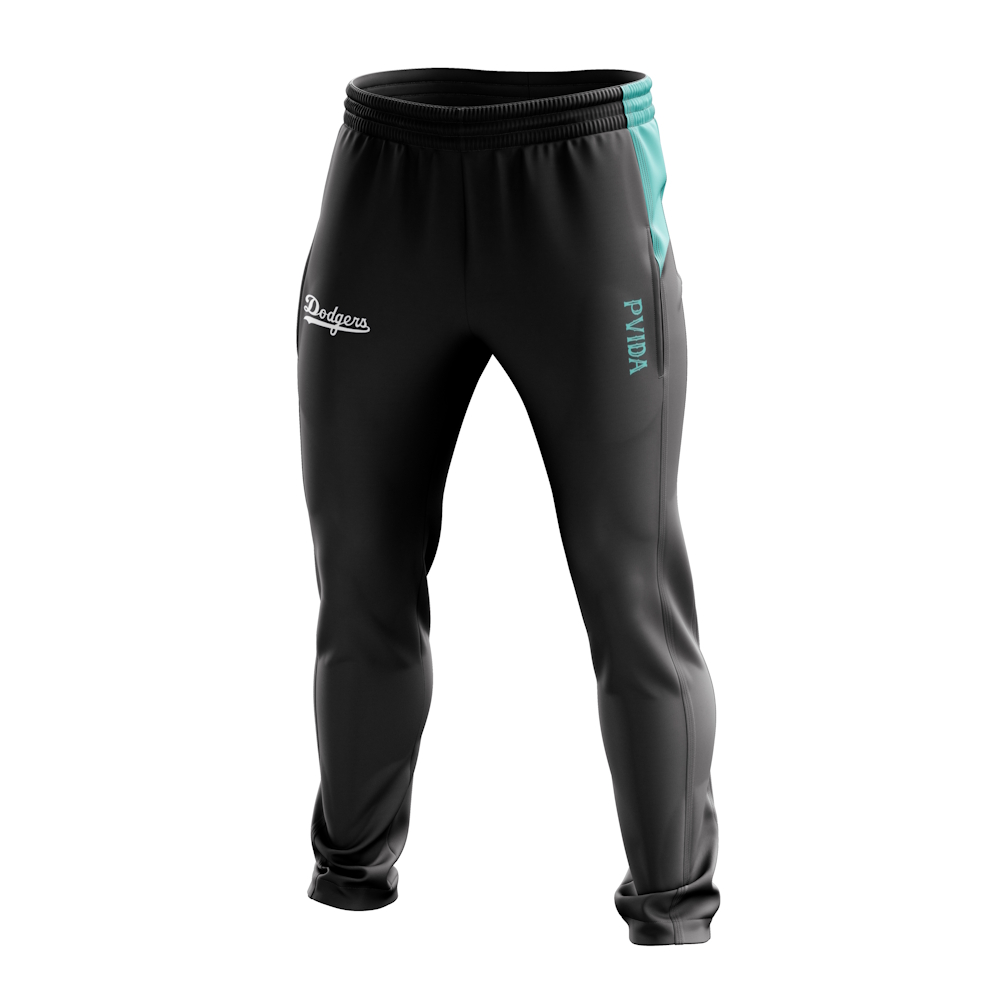 Portsmouth Dodgers - Activewear Training Bottoms - Black & Teal