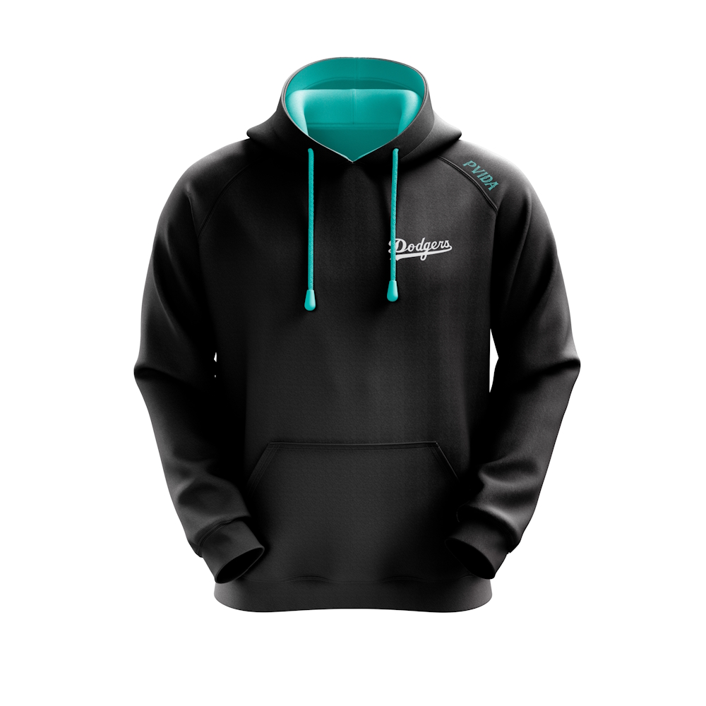 Portsmouth Dodgers - Leisurewear Hoody - Black & Teal