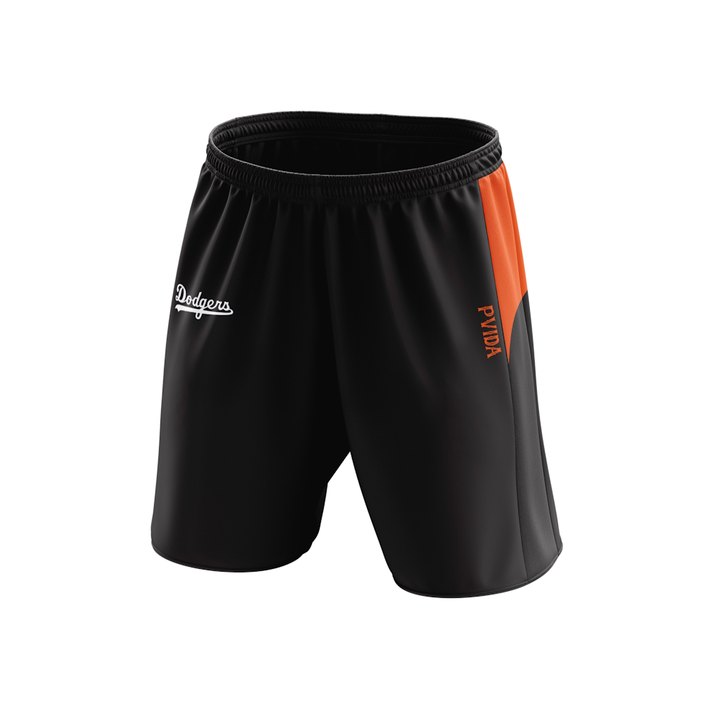 Portsmouth Dodgers - Leisurewear Shorts - Black & Orange