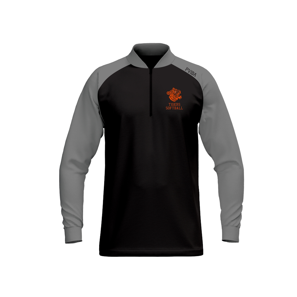 Tigers - Activewear Training Top - Black & Grey