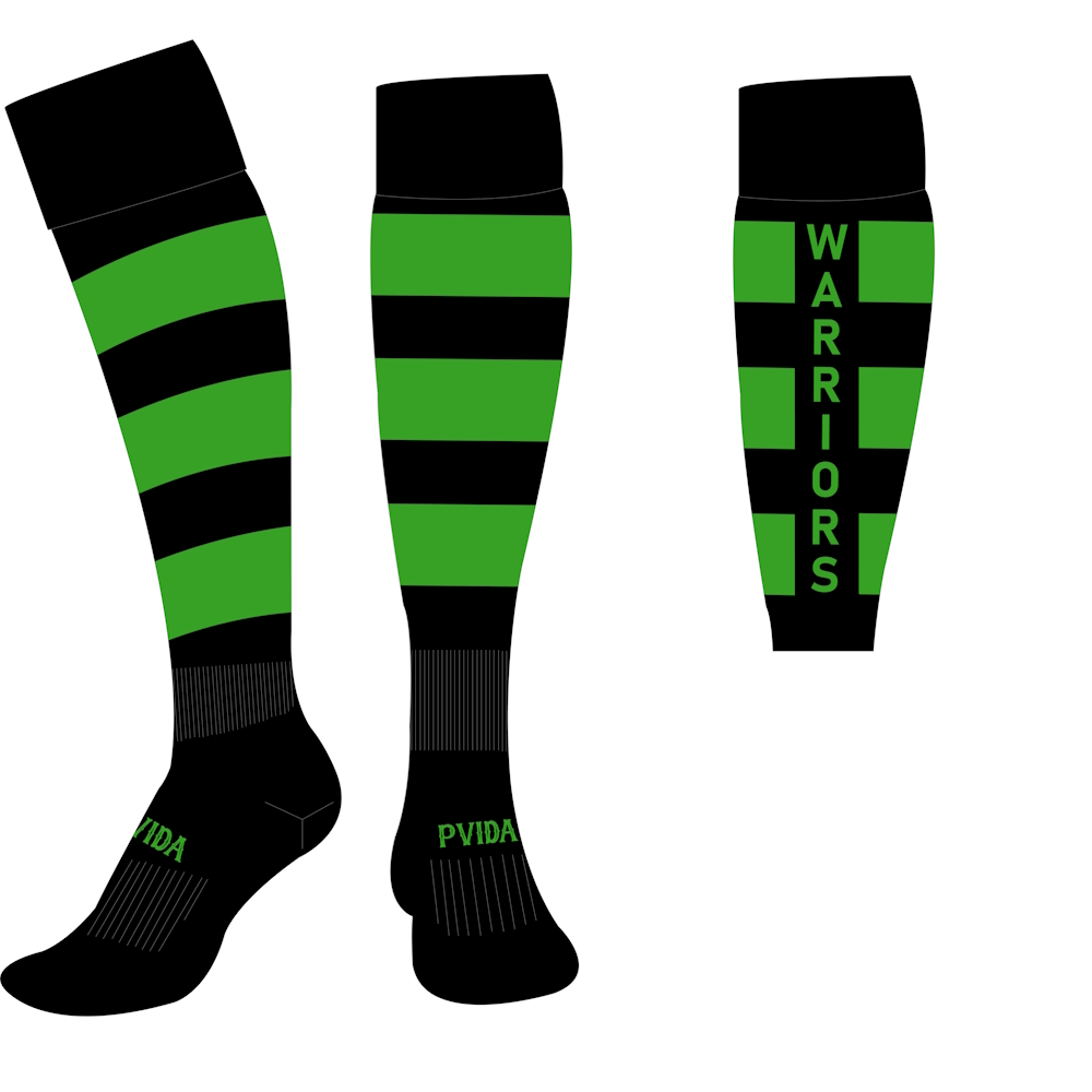 Aston Warriors - Rugby Grip Socks - Large Adult (A9-12)