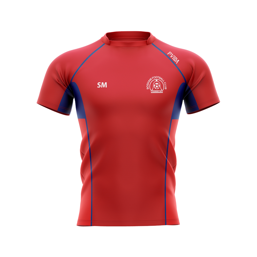Bosham FC - Activewear Tee - Red & Blue