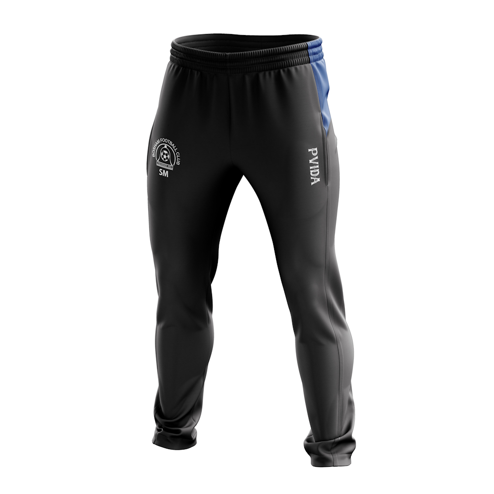 Bosham FC - Activewear Training Bottoms - Black & Blue