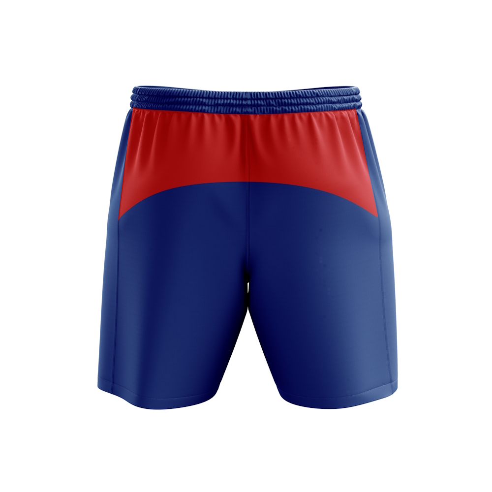 Bosham FC - Leisurewear Shorts - Blue & Red - Image 2