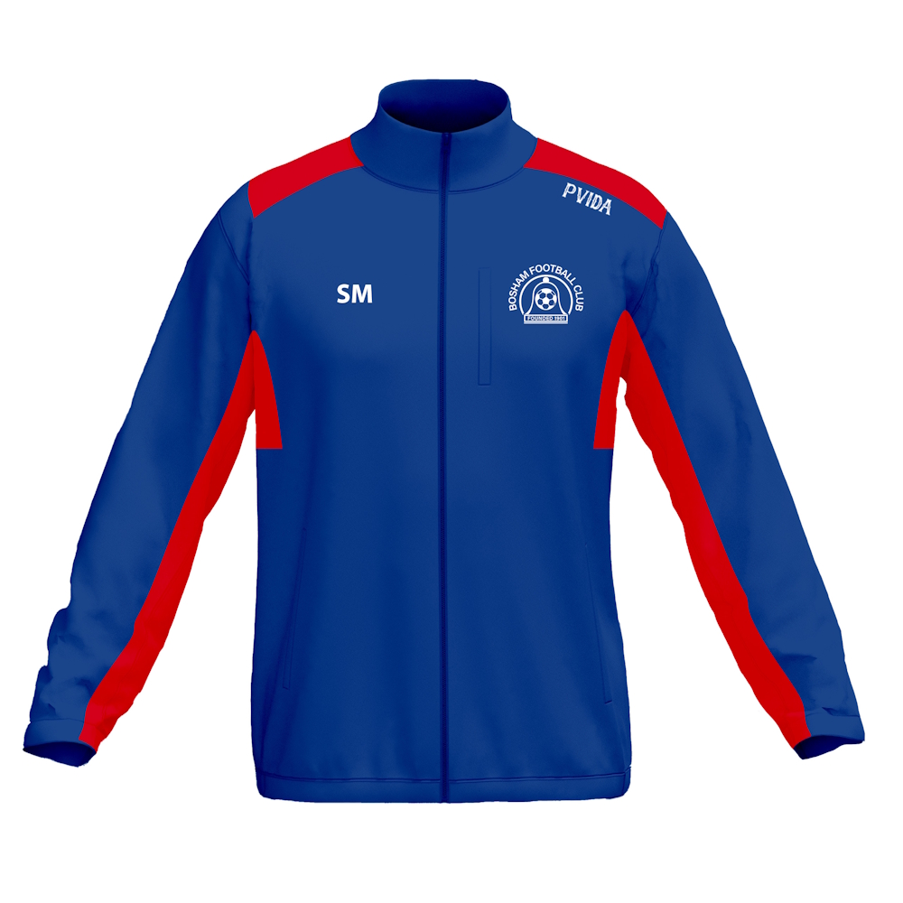 Bosham FC - Softshell Jacket - Blue & Red