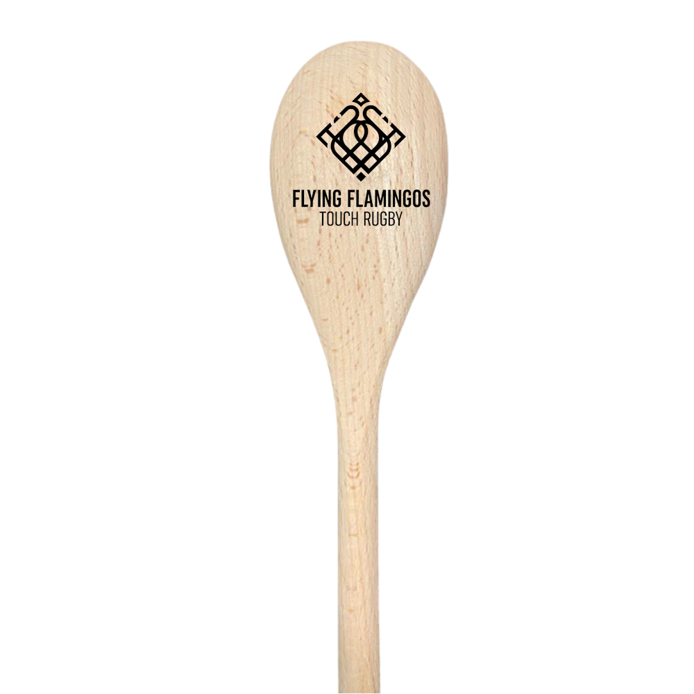 Flying Flamingos - Wooden Serving Spoon