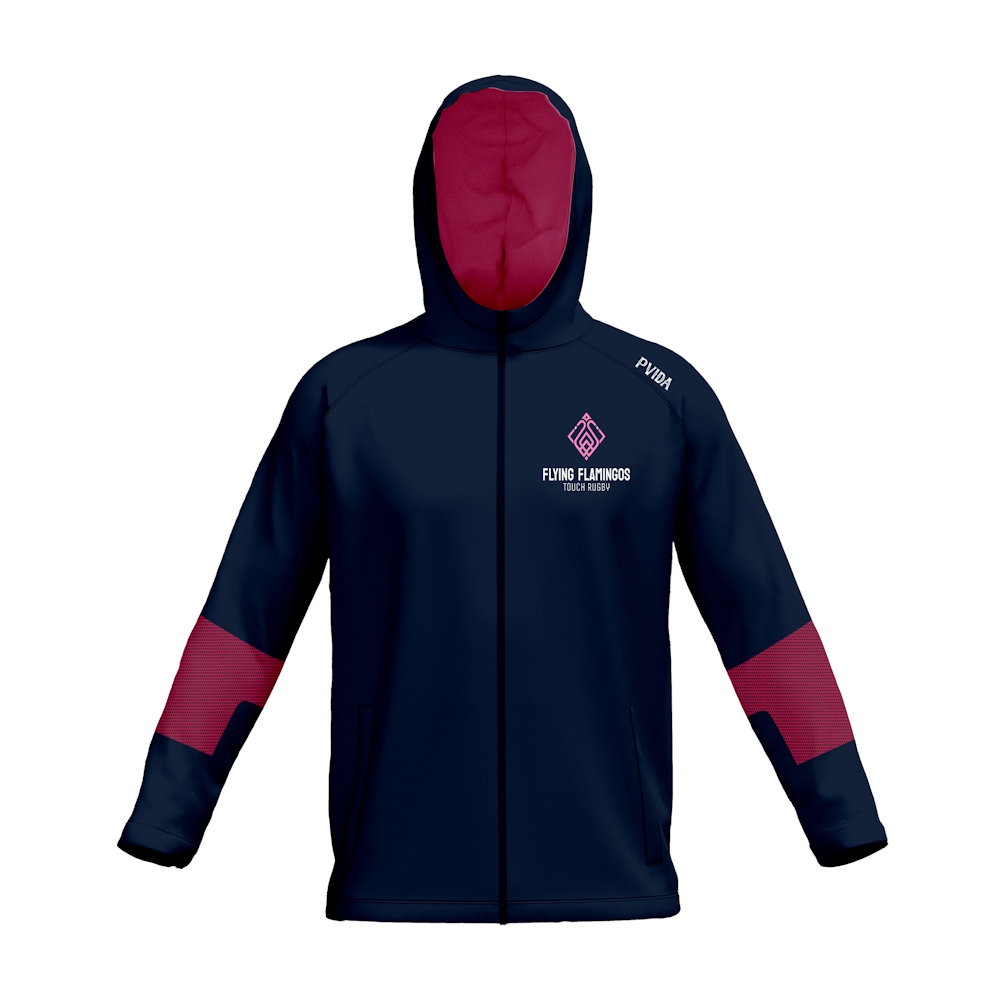 Flying Flamingos - Activewear Lightweight Rain Jacket