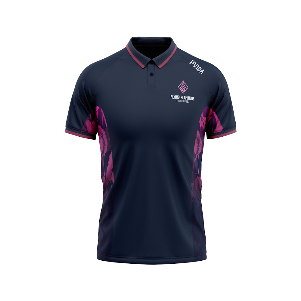 Flying Flamingos - Custom Activewear Polo