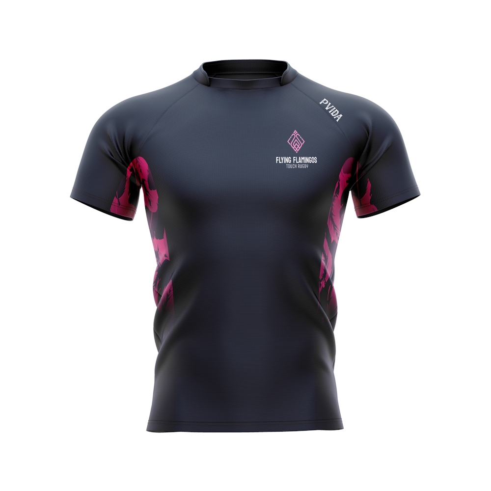 Flying Flamingos - Custom Activewear Tee