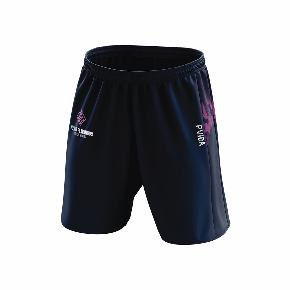 Flying Flamingos - Custom Leisurewear Shorts