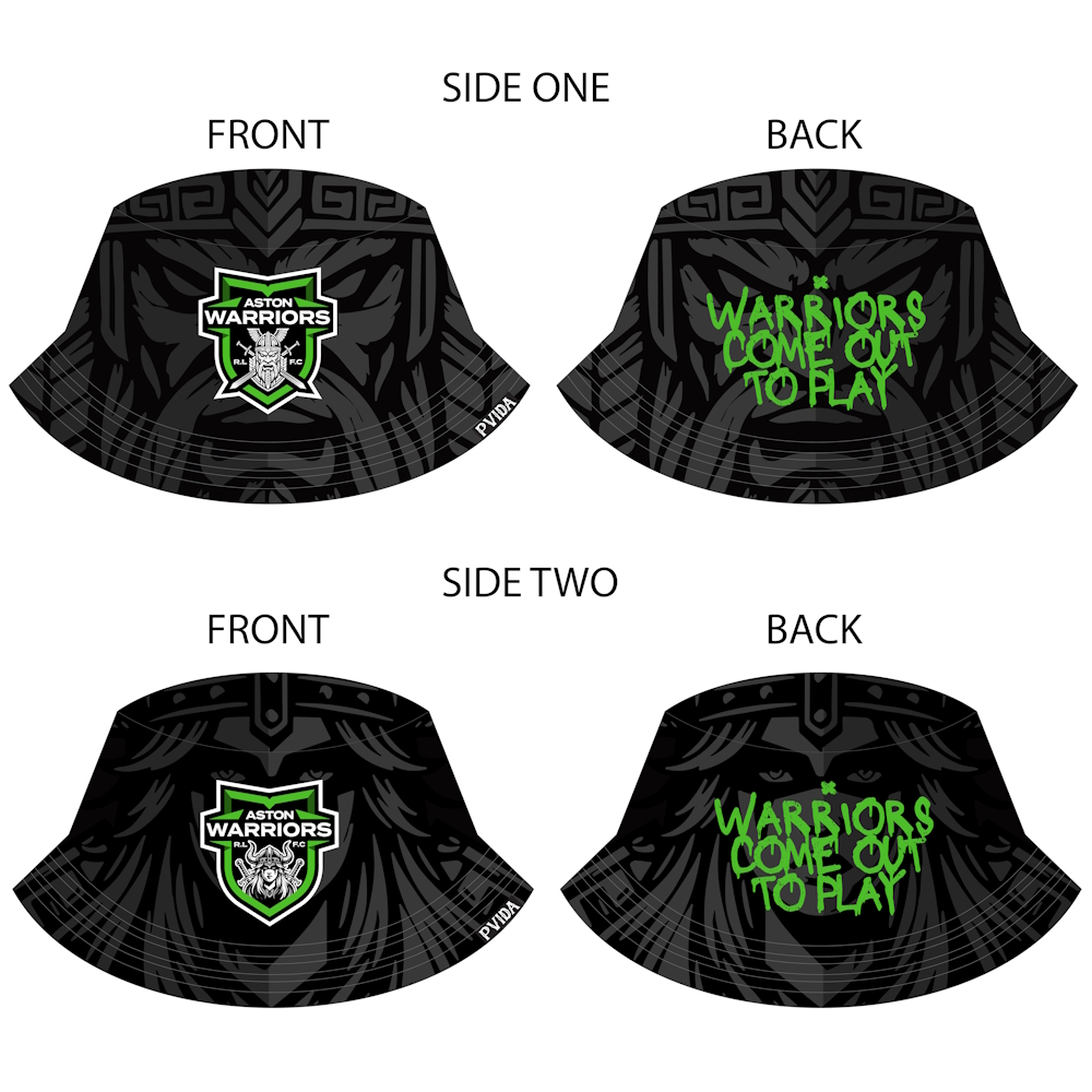 Aston Warriors - Mens & Ladies Reversible Bucket Hat