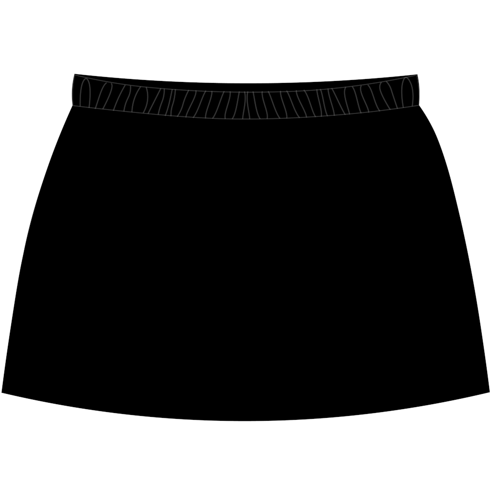 Activewear Skort - Black - Image 3