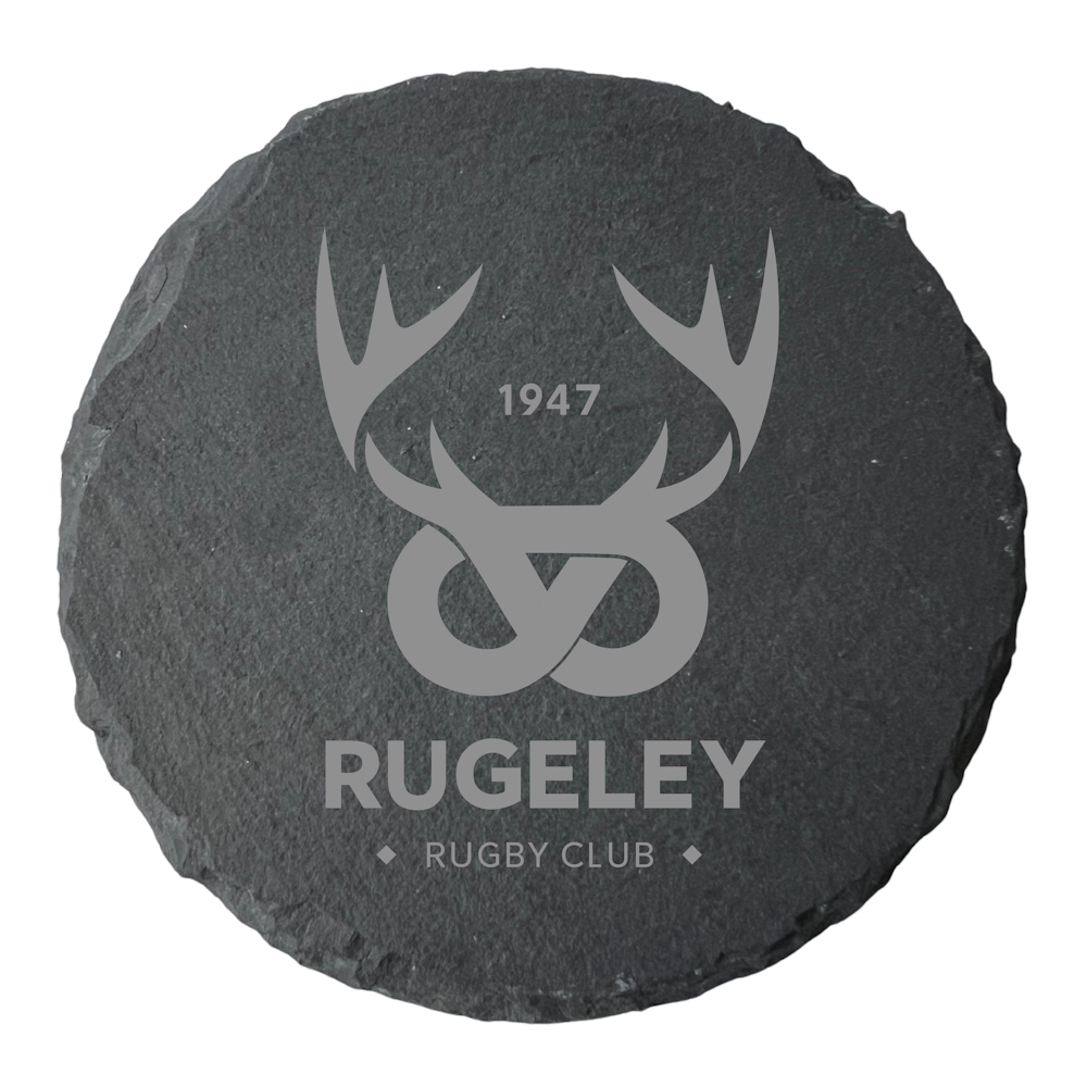Rugeley - Slate Coaster