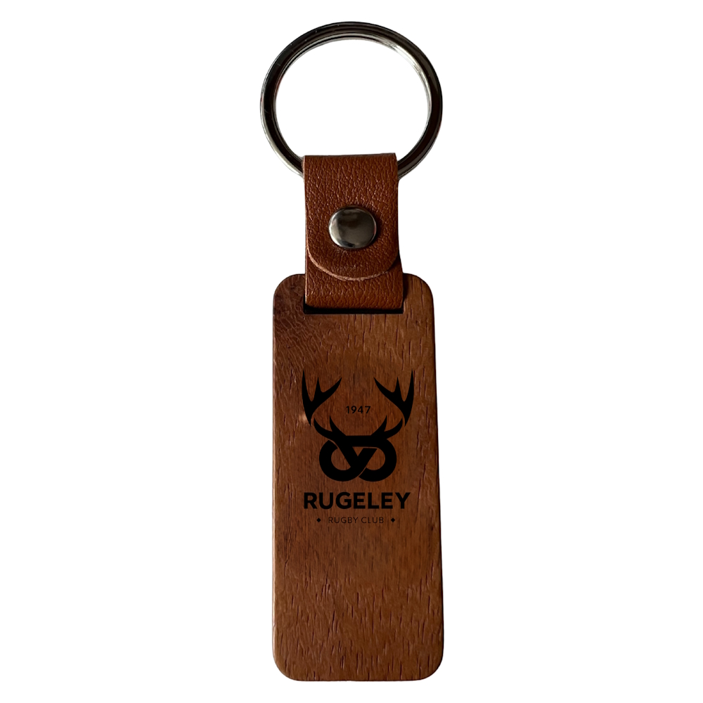 Rugeley - Walnut PU Keyring