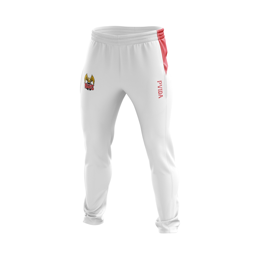 Manchester Hawks - Activewear Training Bottoms- White & Red