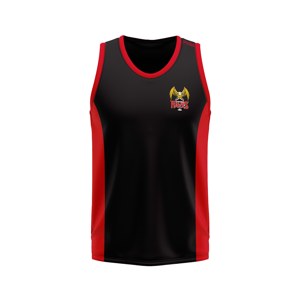 Manchester Hawks - Activewear Vest- Black & Red