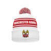 Manchester Hawks - Bobble Hat- White & Red