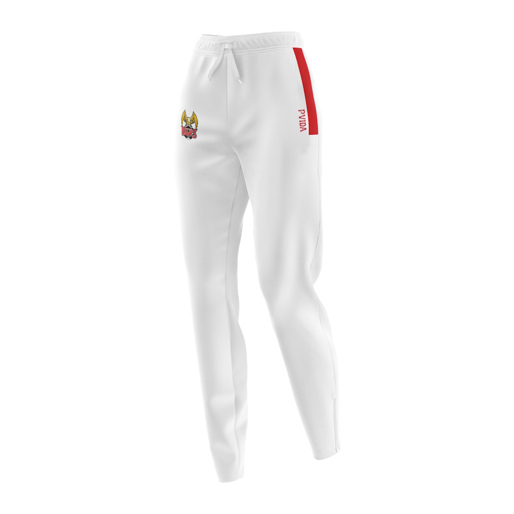 Manchester Hawks - Leisurewear Bottoms- White & Red