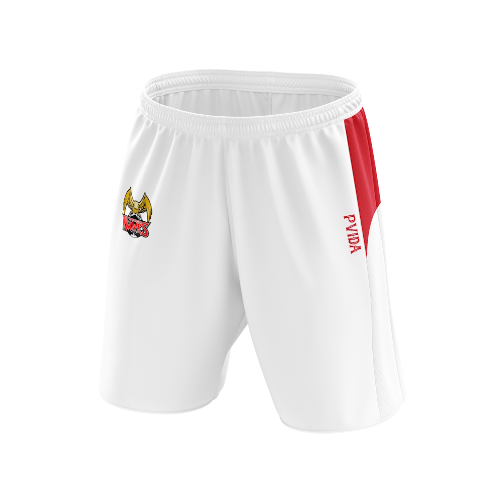Manchester Hawks - Leisurewear Shorts- White & Red