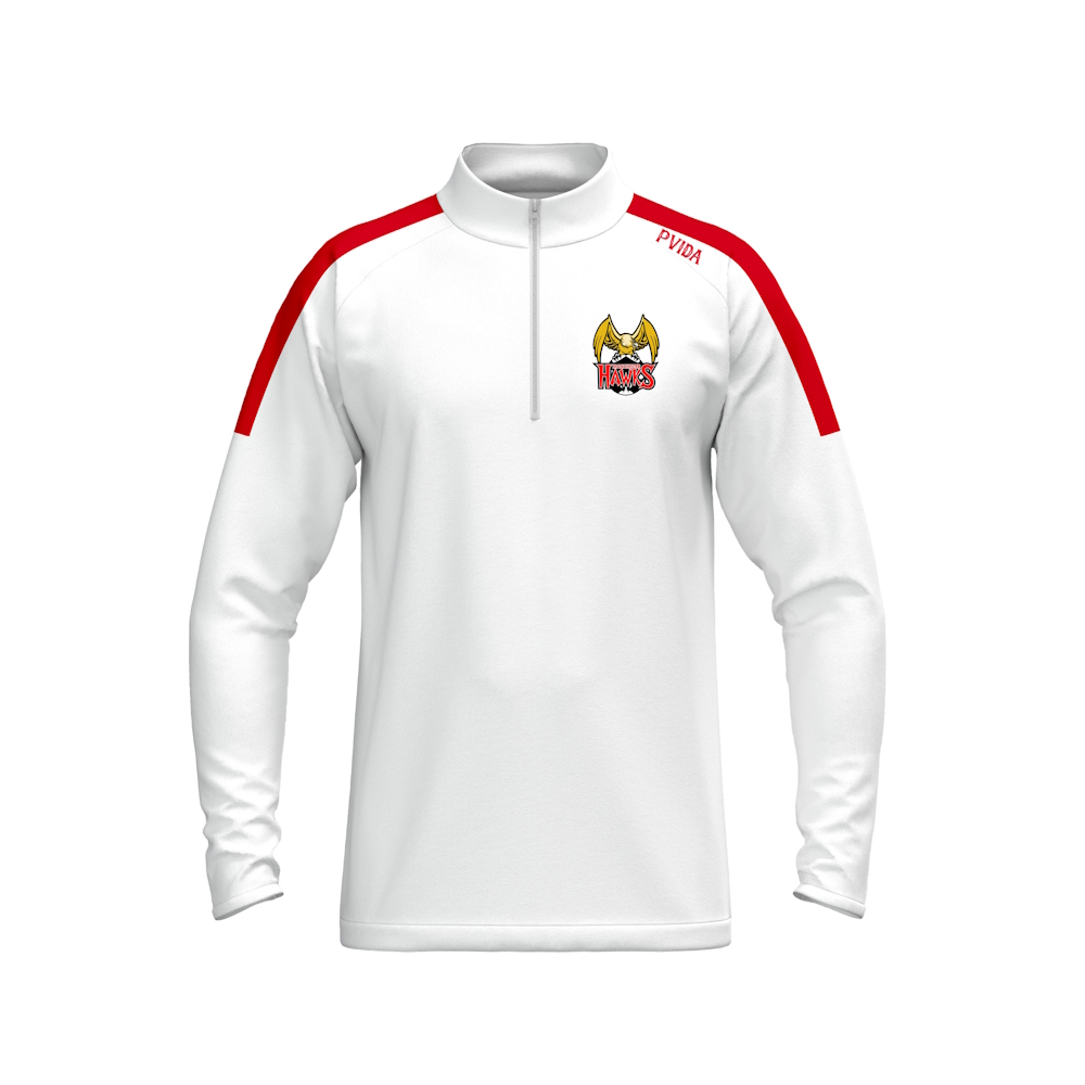 Manchester Hawks - Leisurewear Top- White & Red
