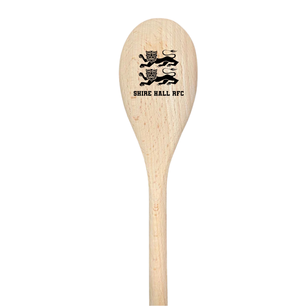 Shire Hall RFC - Wooden Serving Spoon