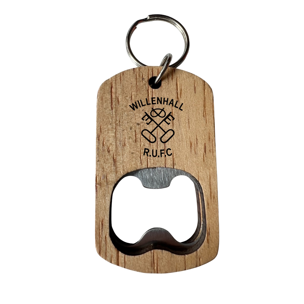Willenhall RUFC - Bamboo Bottle Opener Keyring