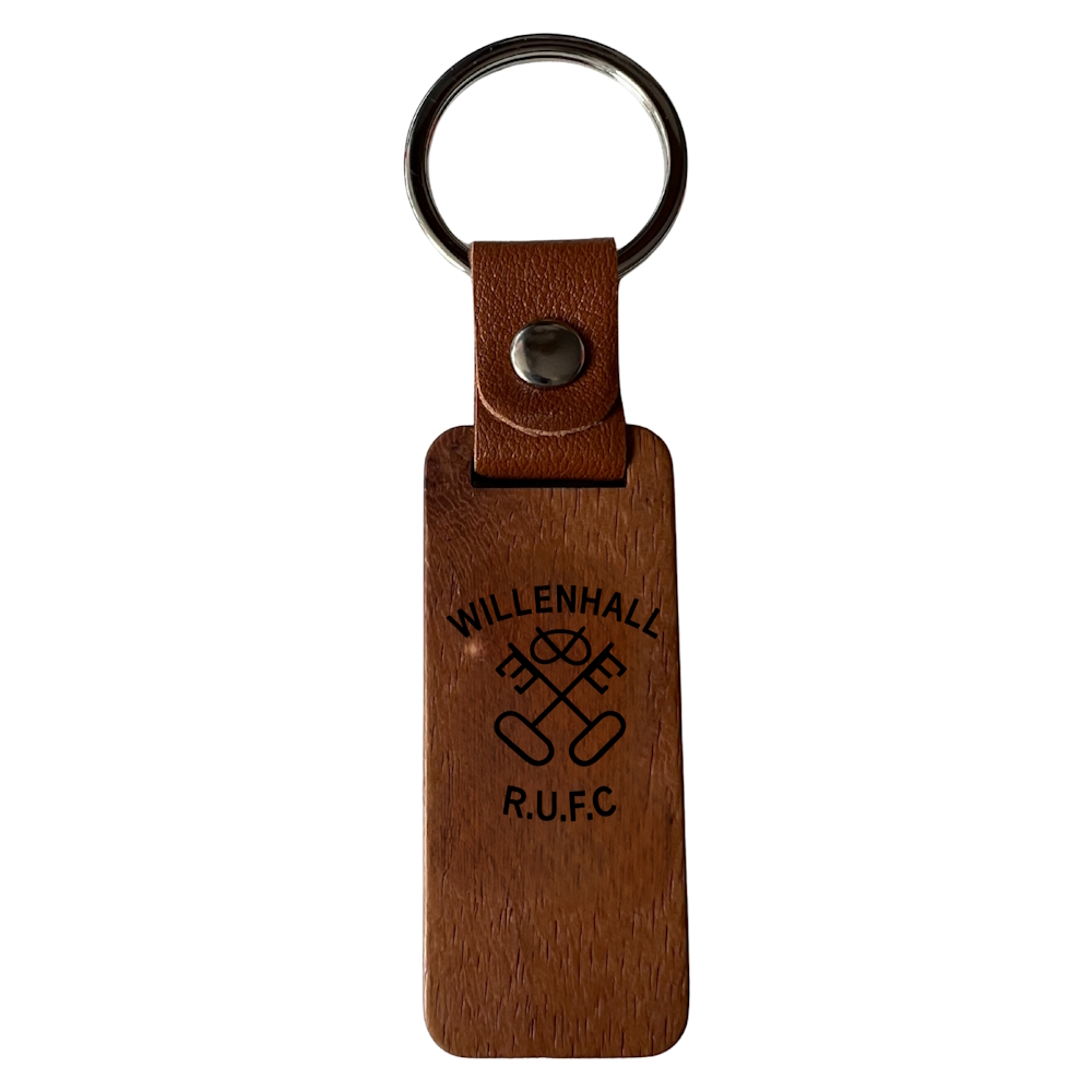 Willenhall RUFC - Walnut PU Keyring