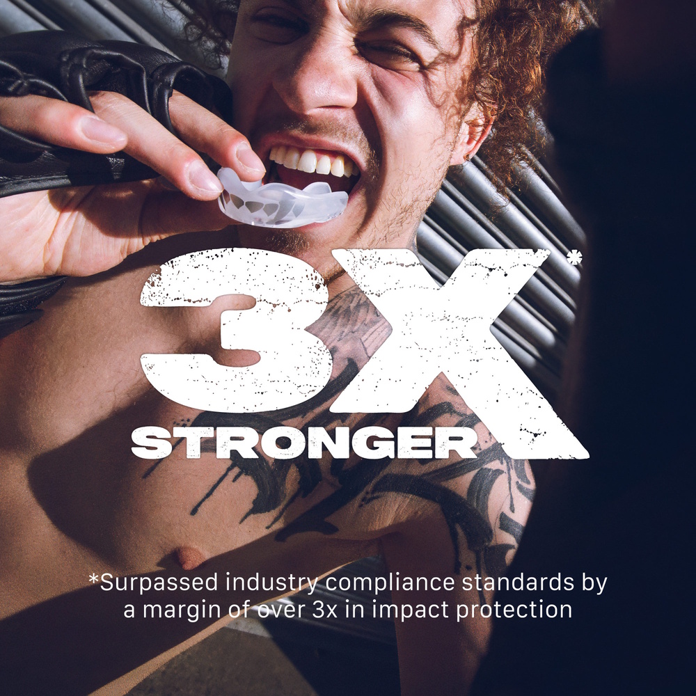 SAFEJAWZ® Extro Series Clear Fangz Mouthguard - Image 3