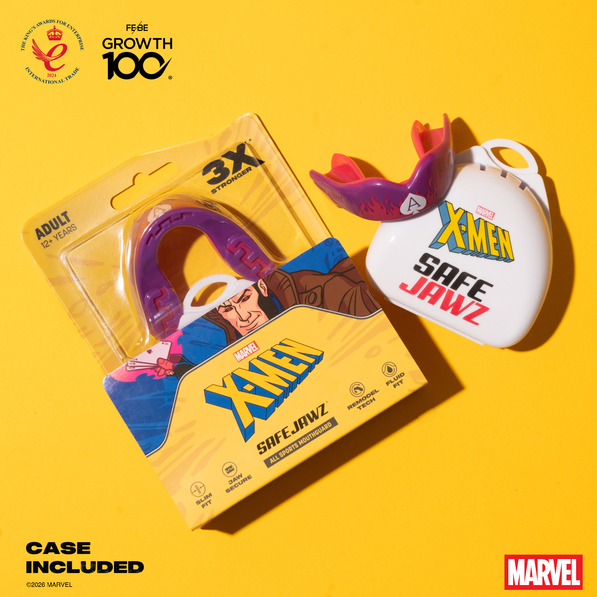 SAFEJAWZ® Marvel X-Men Gambit Mouthguard - Image 7