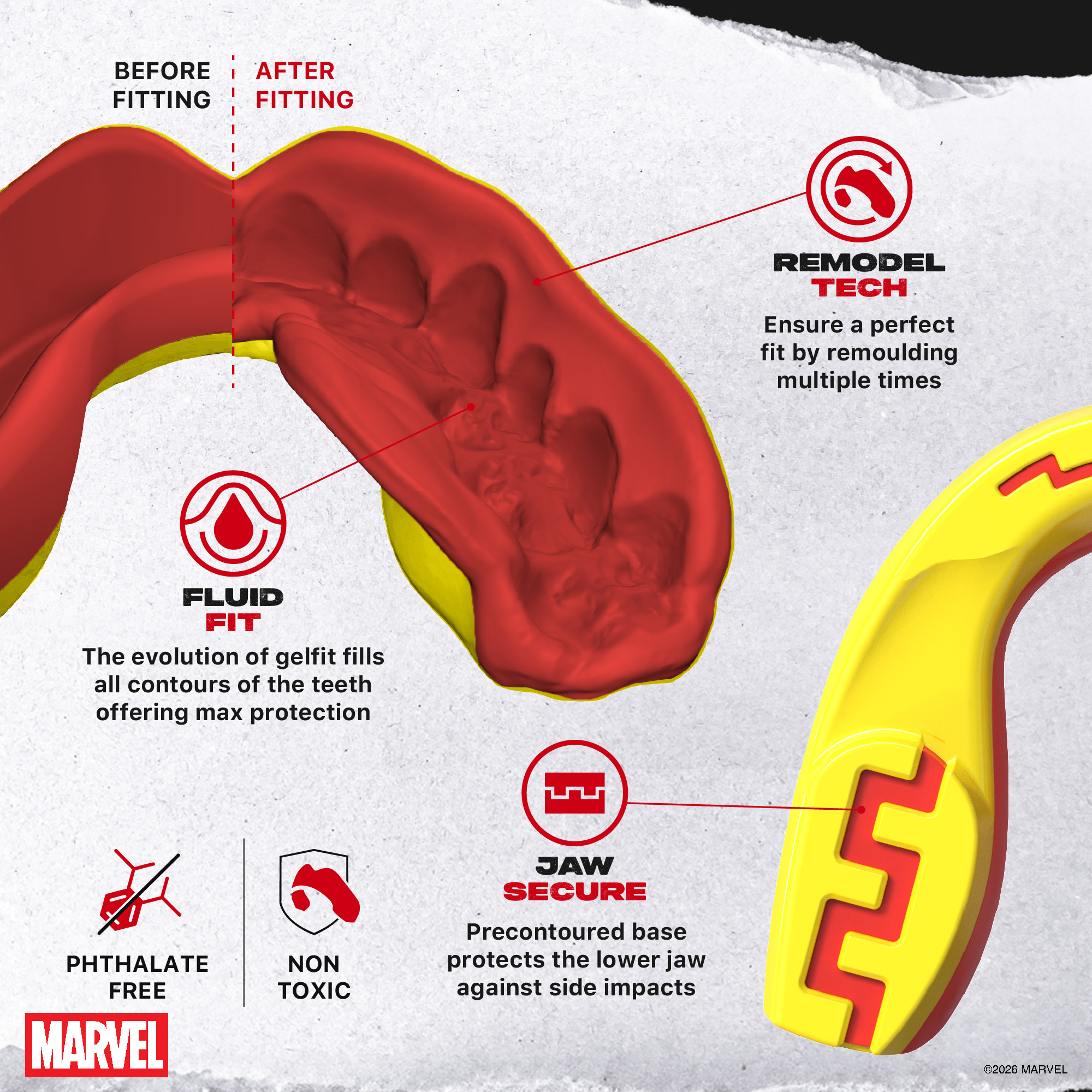 SAFEJAWZ® Marvel X-Men Logo Mouthguard - Image 3
